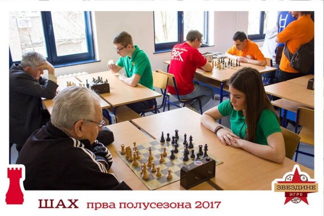 SG students playing Chess