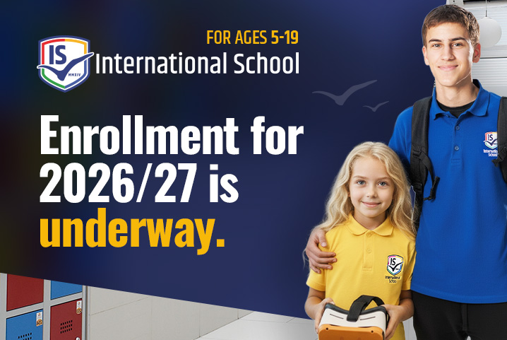 Enrollment for the 2026/27 academic year at the International School is now open!
