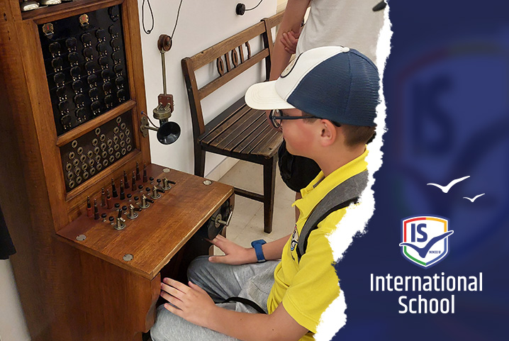 Students explore the history of communication at the PTT Museum